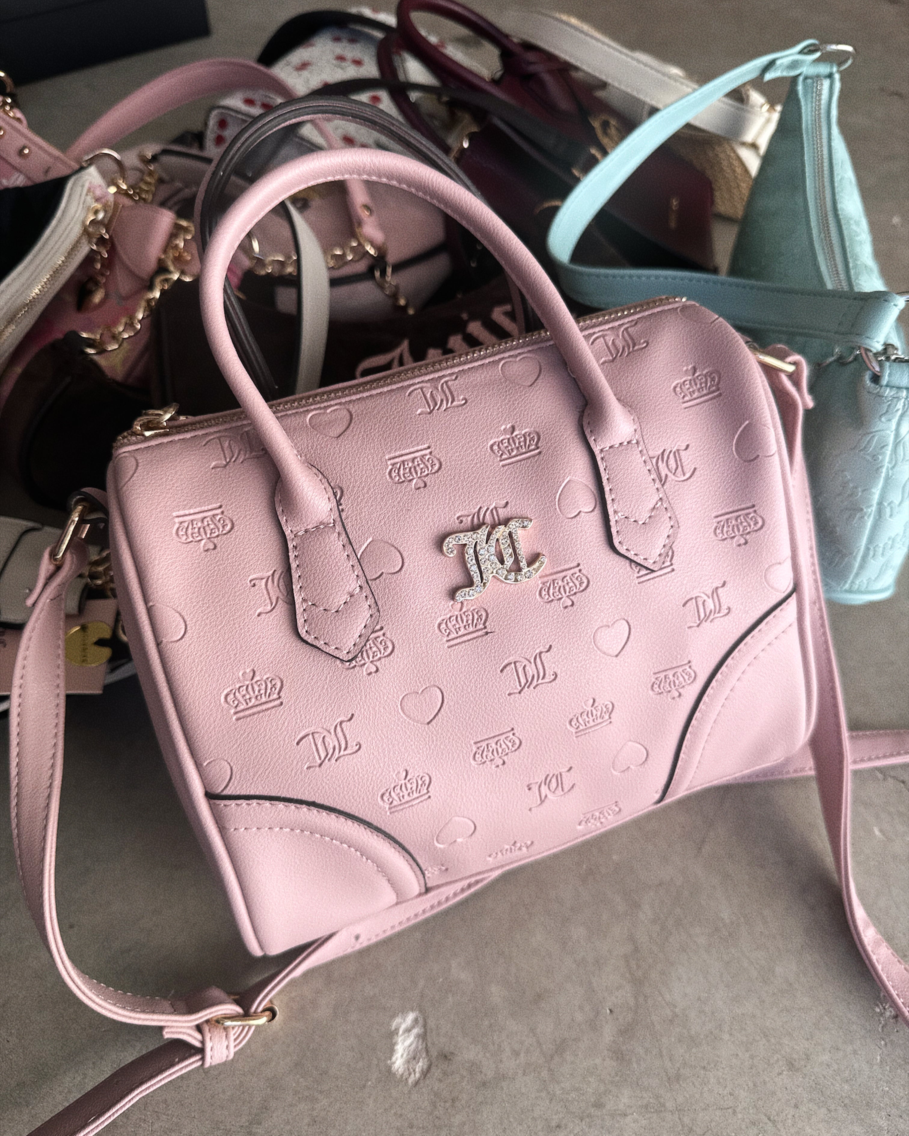 JUICY COUTURE PINK SATCHEL BAG