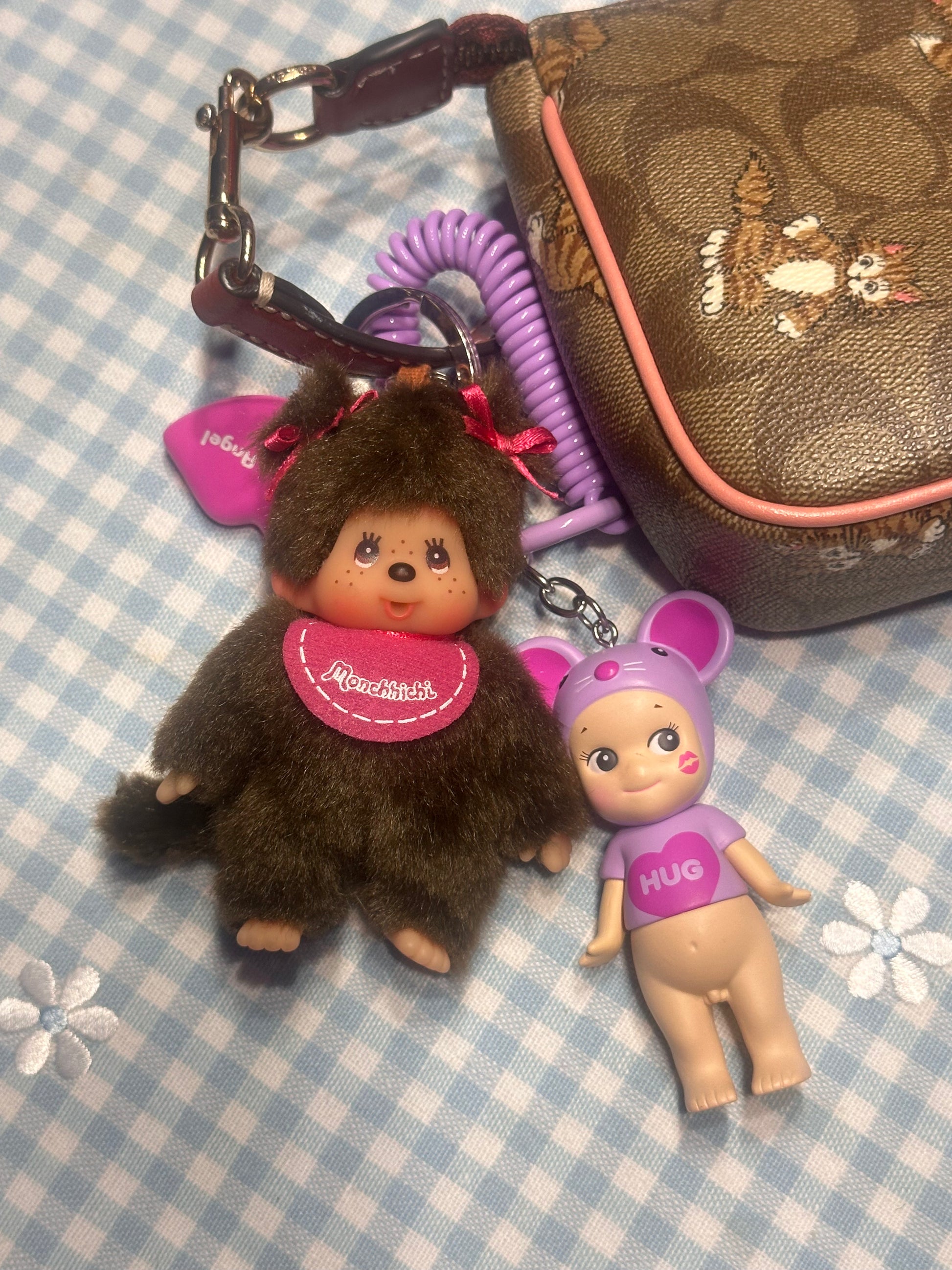 MONCHHICHIS KEYCHAIN