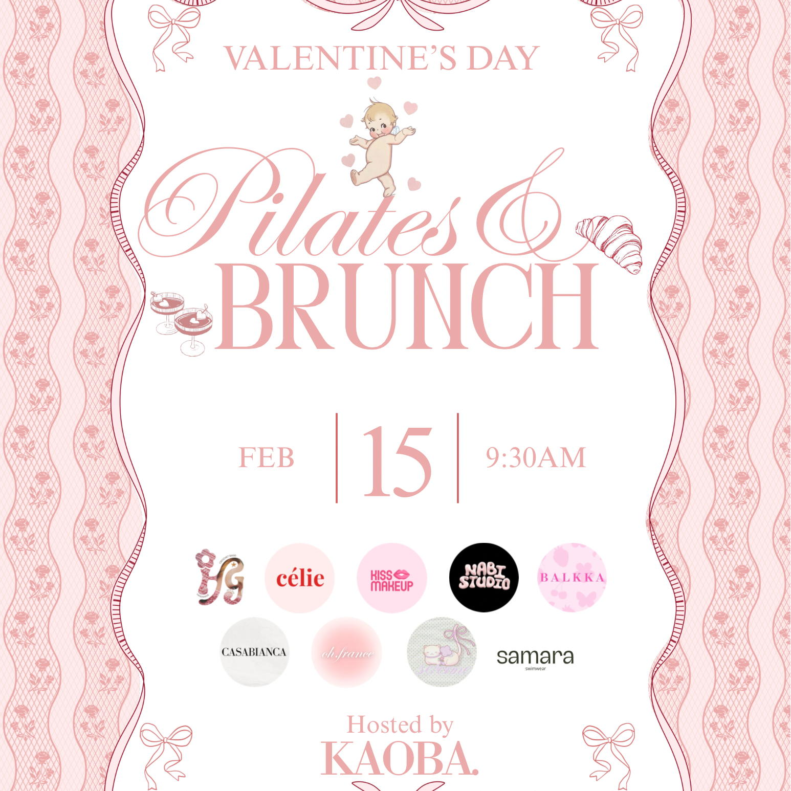 Valentine's Pilates & Brunch by KAOBA.