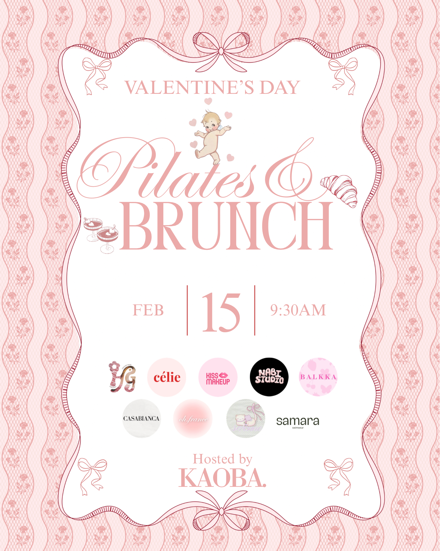 Valentine's Pilates & Brunch by KAOBA.