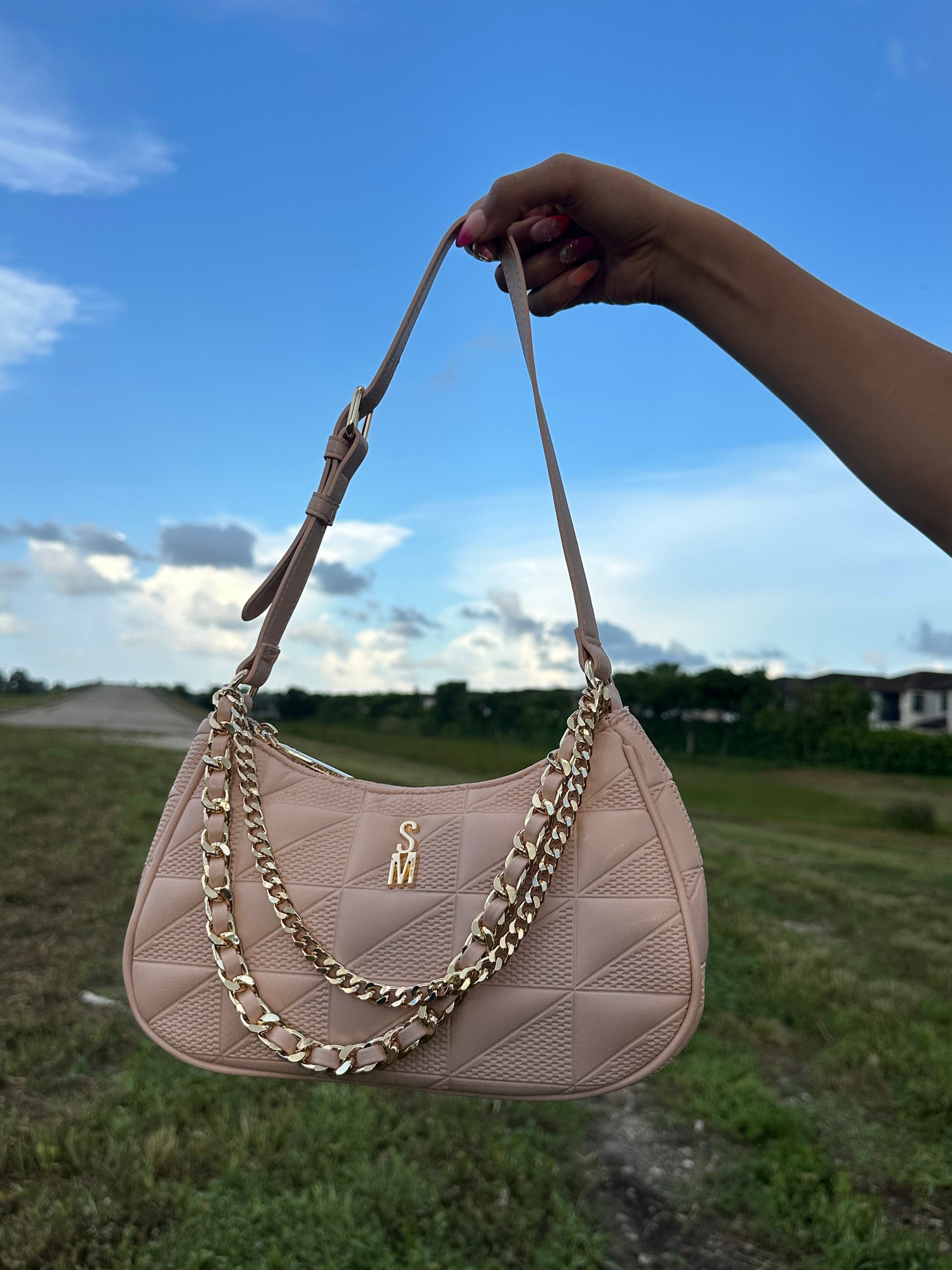 STEVE MADDEN PINK SHOULDER BAG