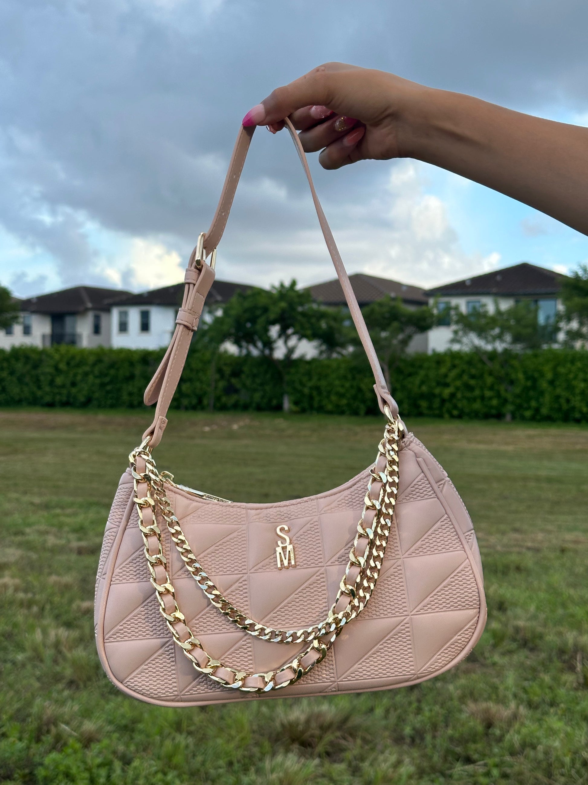 STEVE MADDEN PINK SHOULDER BAG