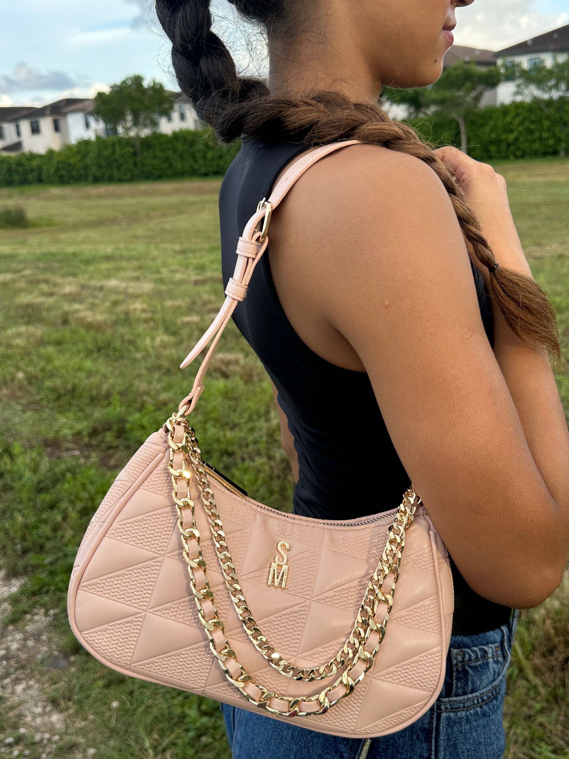 STEVE MADDEN PINK SHOULDER BAG