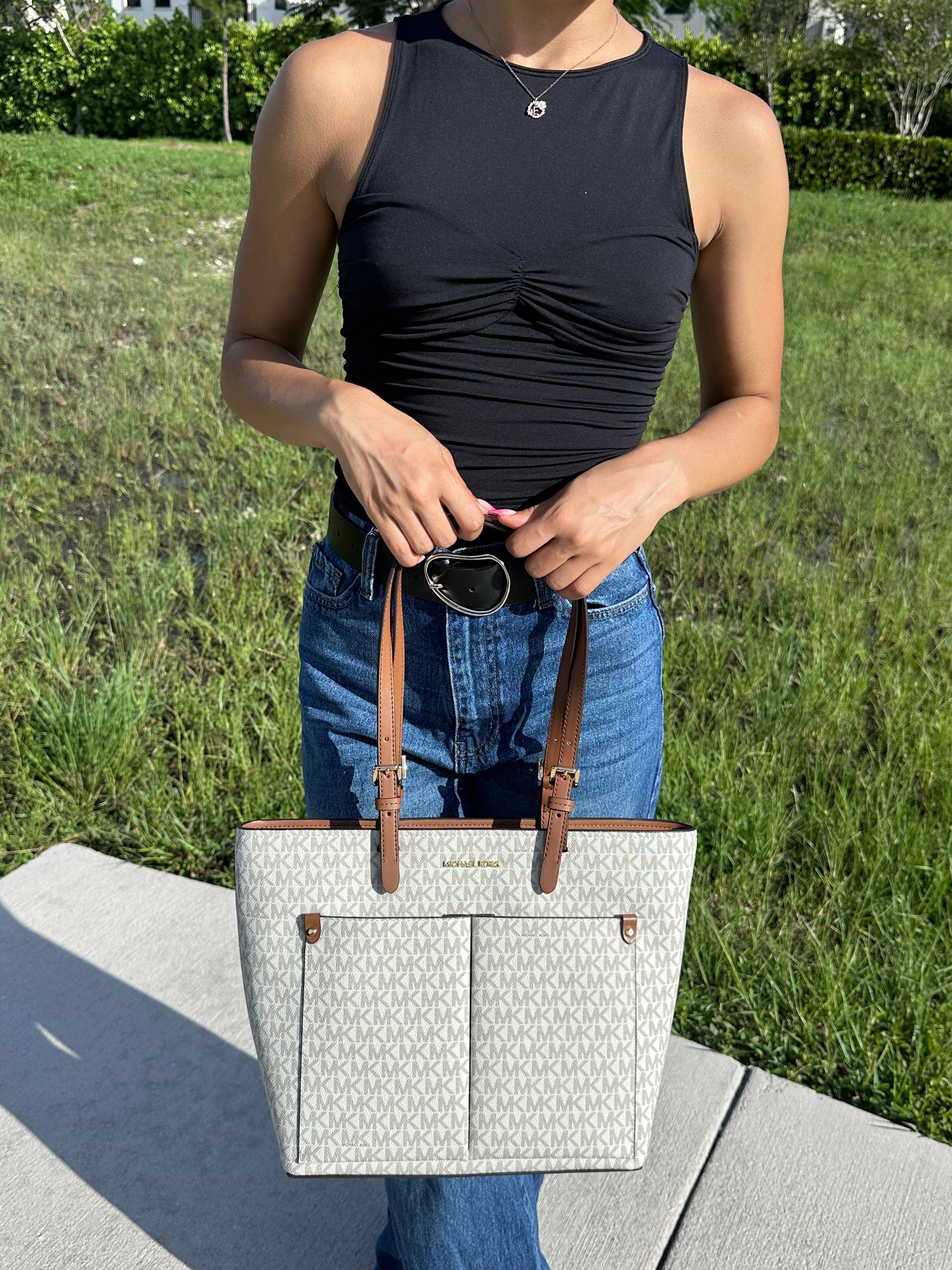 MICHAEL KORS MONOGRAM TOTE BAG
