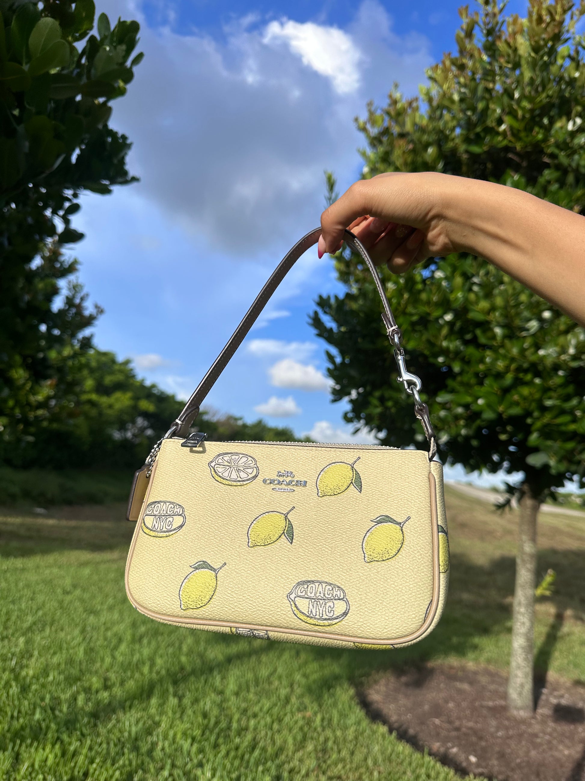 COACH NOLITA 19 LEMON BAG