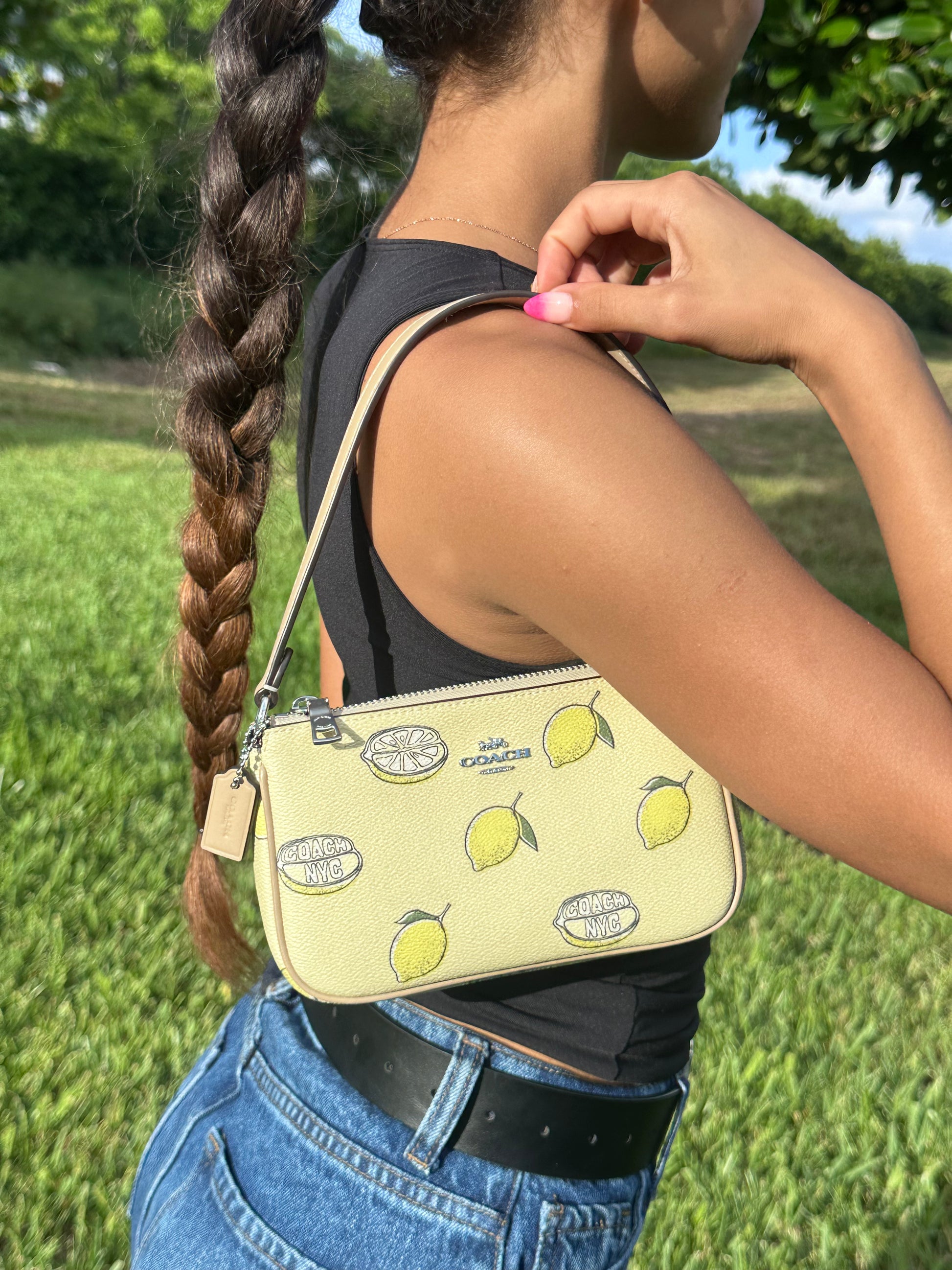 COACH NOLITA 19 LEMON BAG