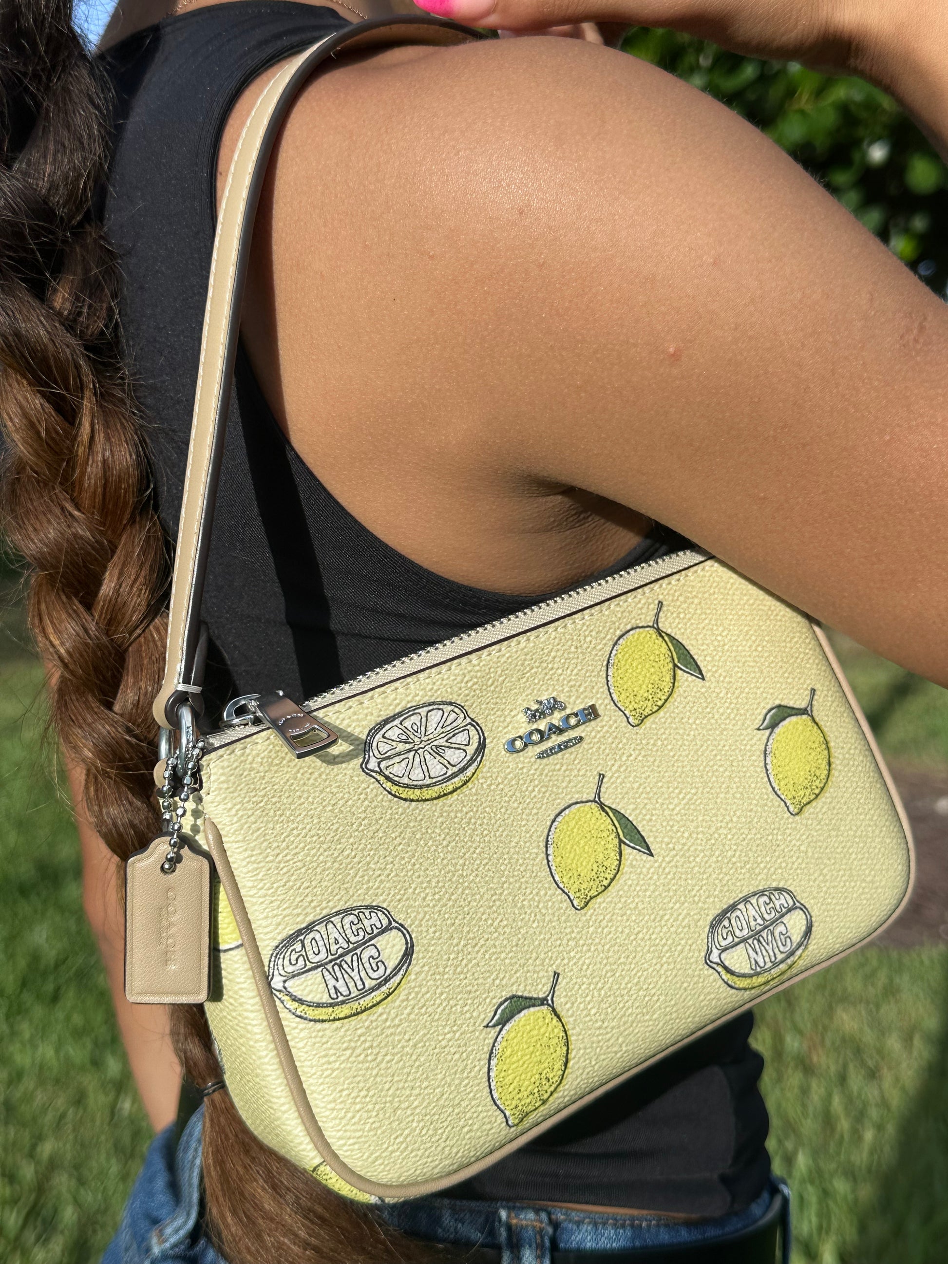 COACH NOLITA 19 LEMON BAG