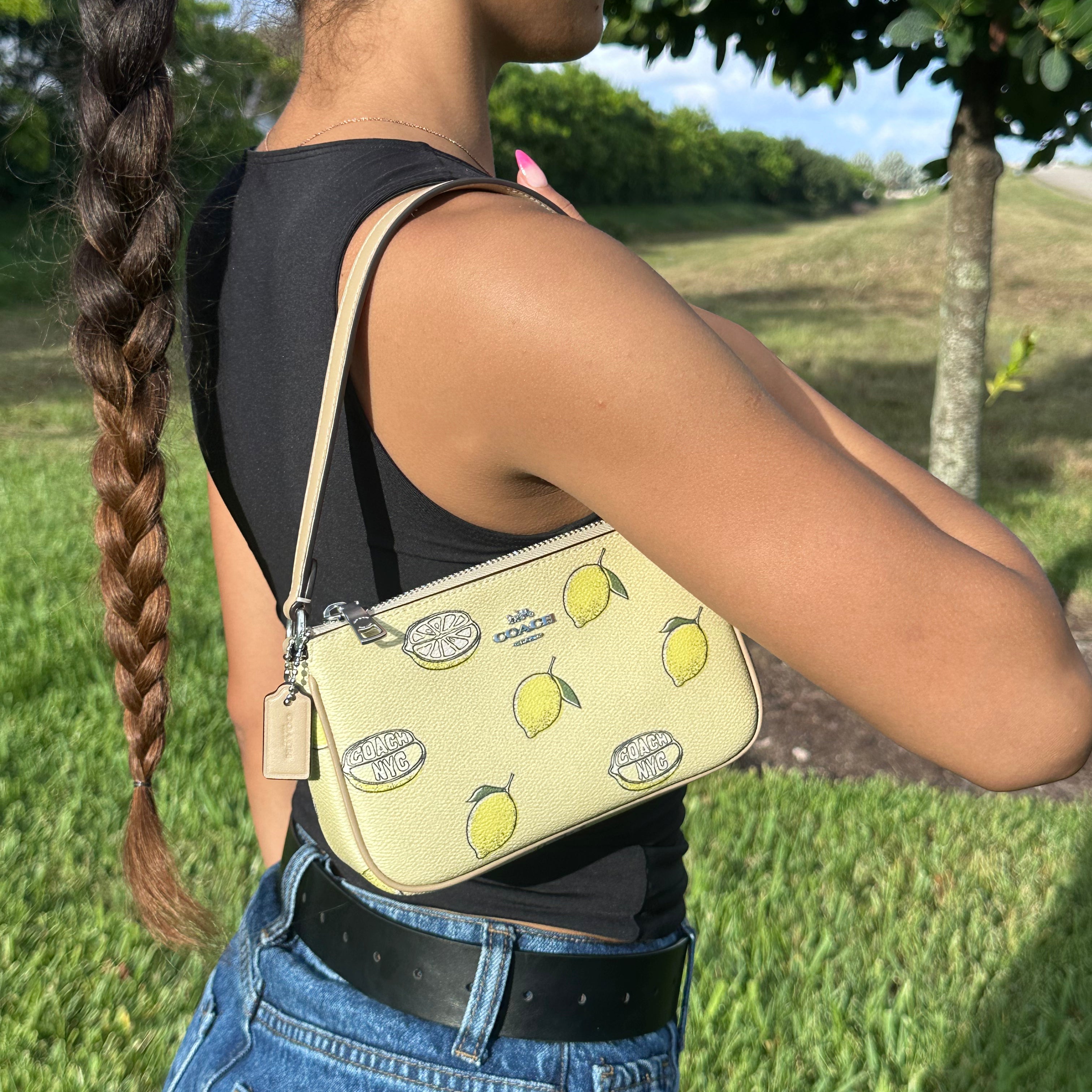 COACH NOLITA 19 LEMON BAG
