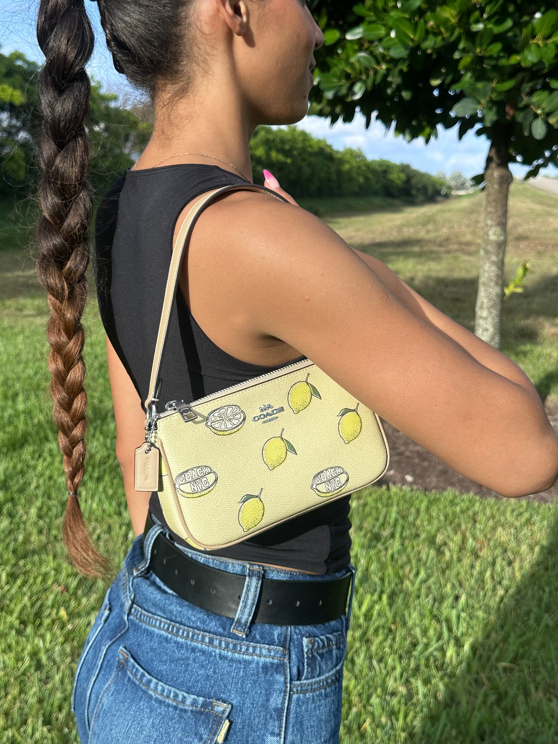 COACH NOLITA 19 LEMON BAG