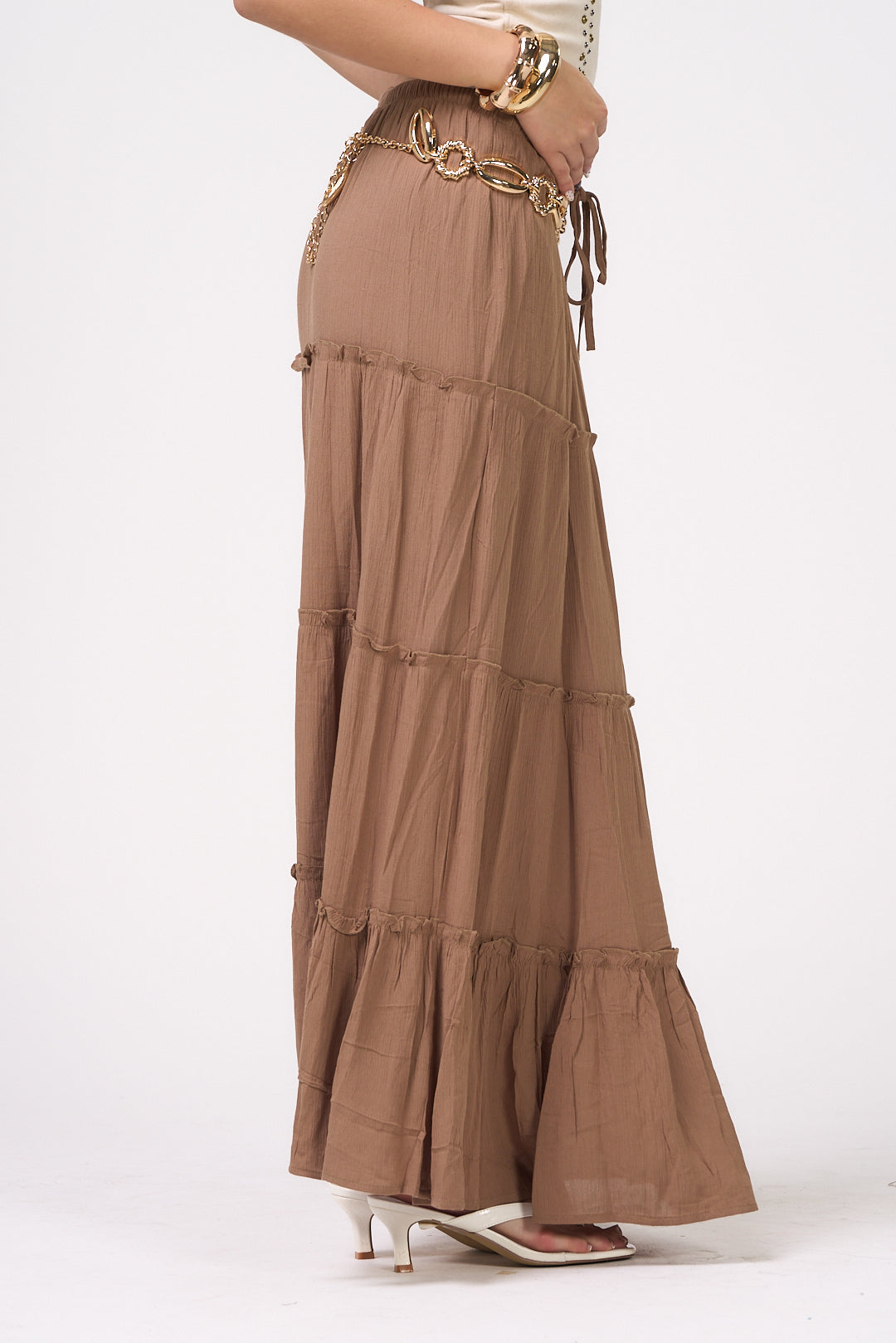 ZOIE BROWN SKIRT