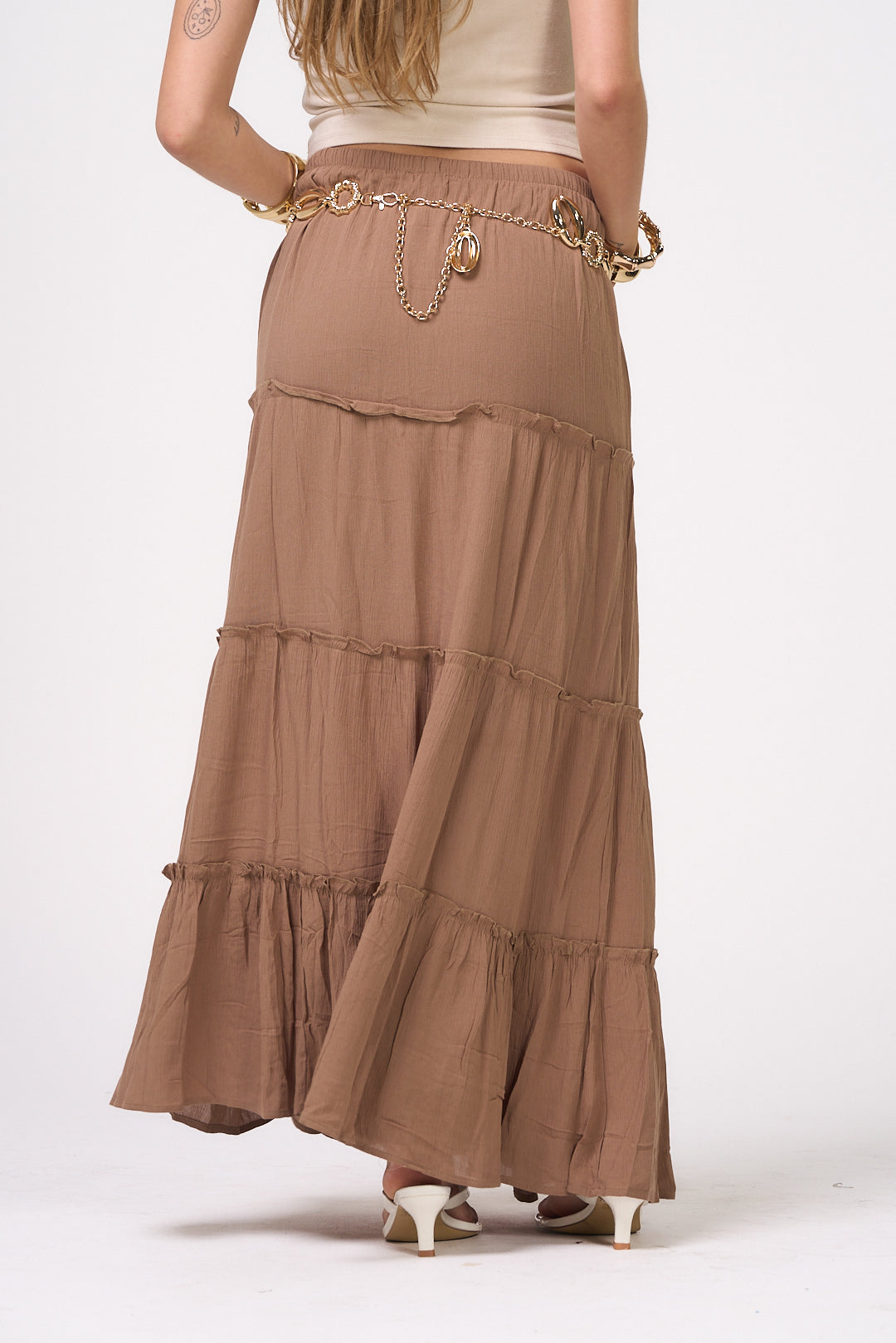 ZOIE BROWN SKIRT