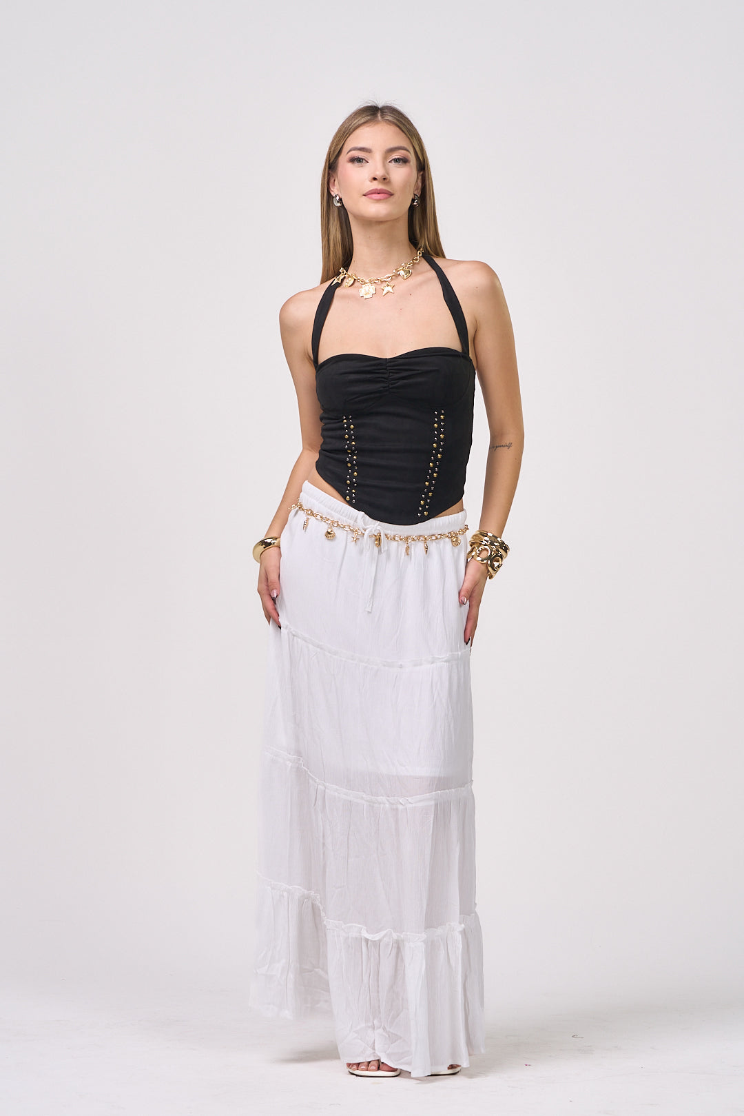 ZOIE WHITE SKIRT
