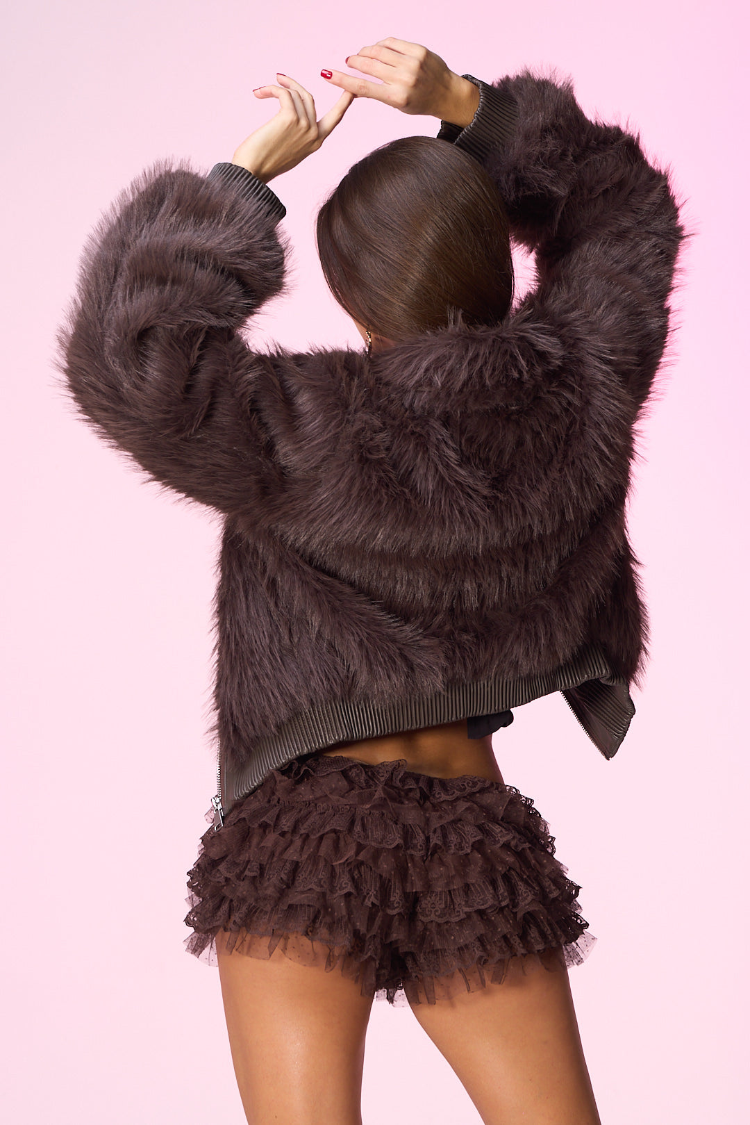 TEDDY FAUX FUR JACKET