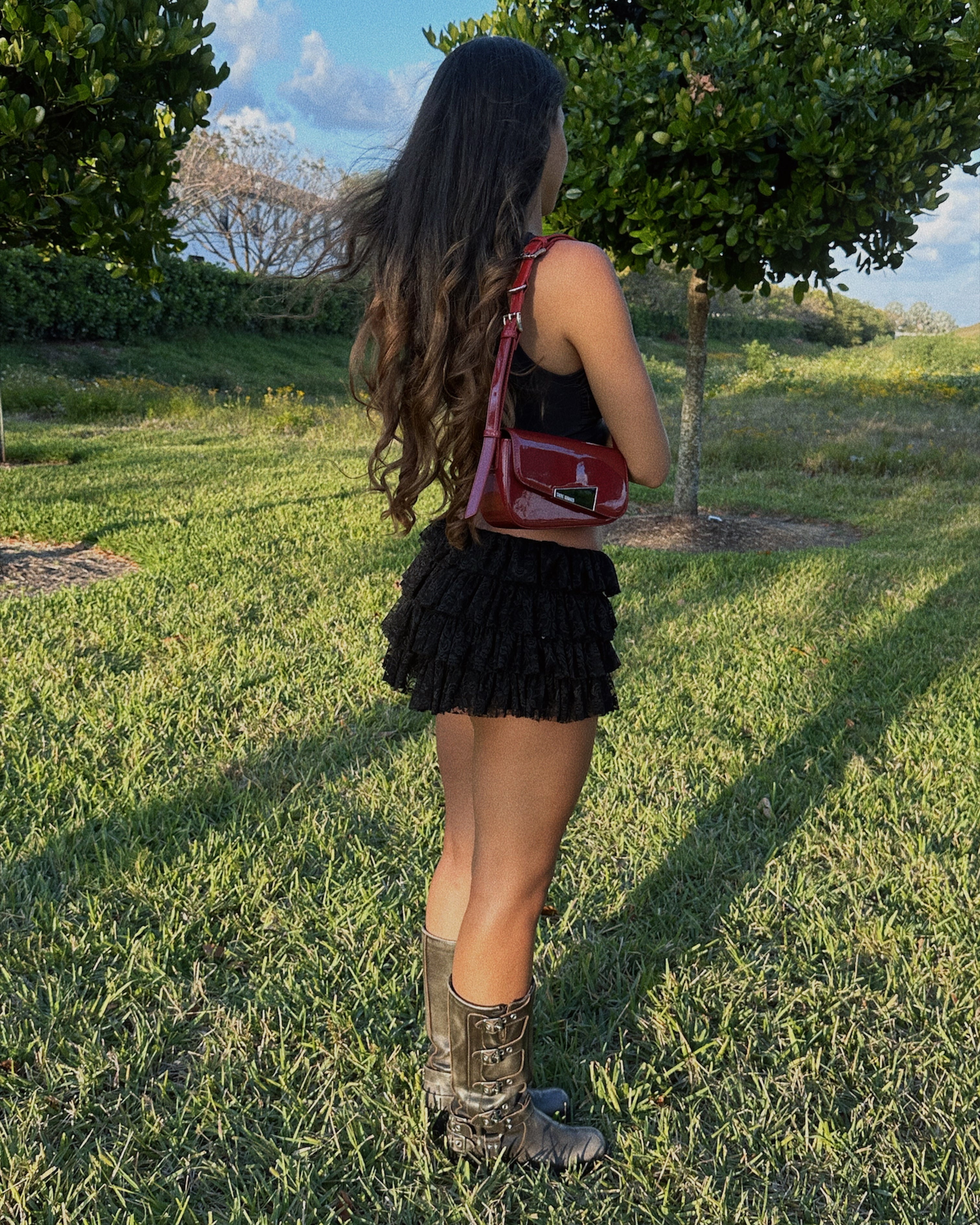 STEVE MADDEN RED BAG