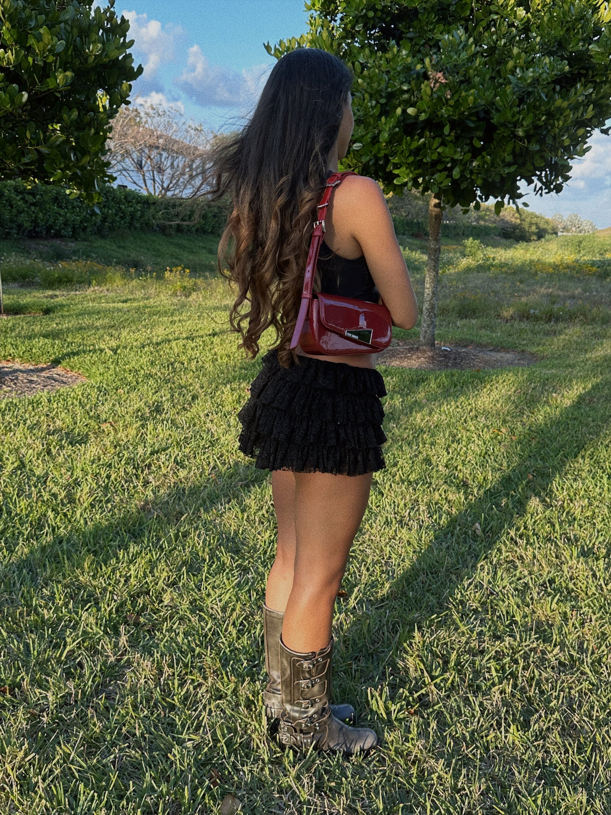 STEVE MADDEN RED BAG