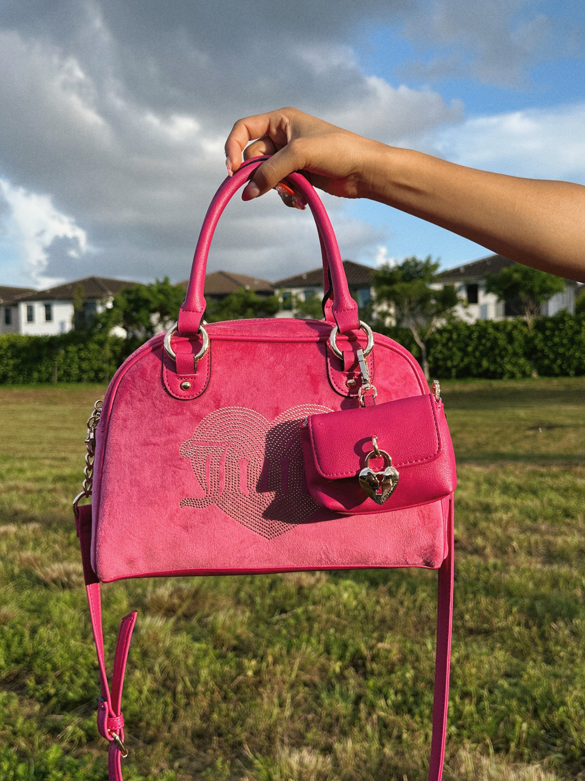 JUICY COUTURE PIN SATCHEL BAG