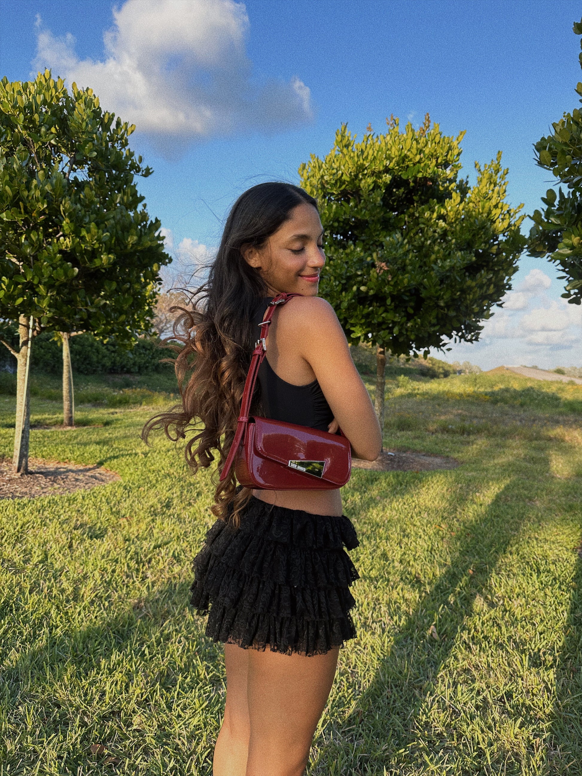 STEVE MADDEN RED BAG
