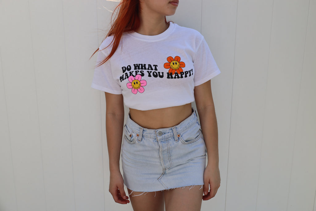 HAPPY FLOWERS TEE