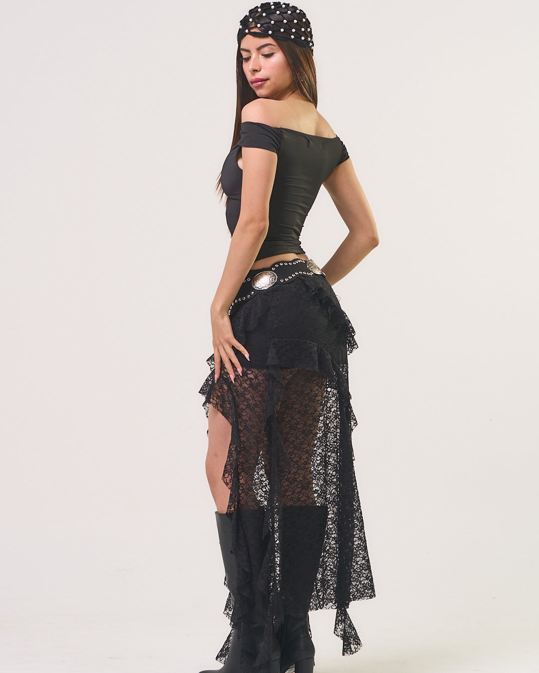 ALEXA BLACK SKIRT
