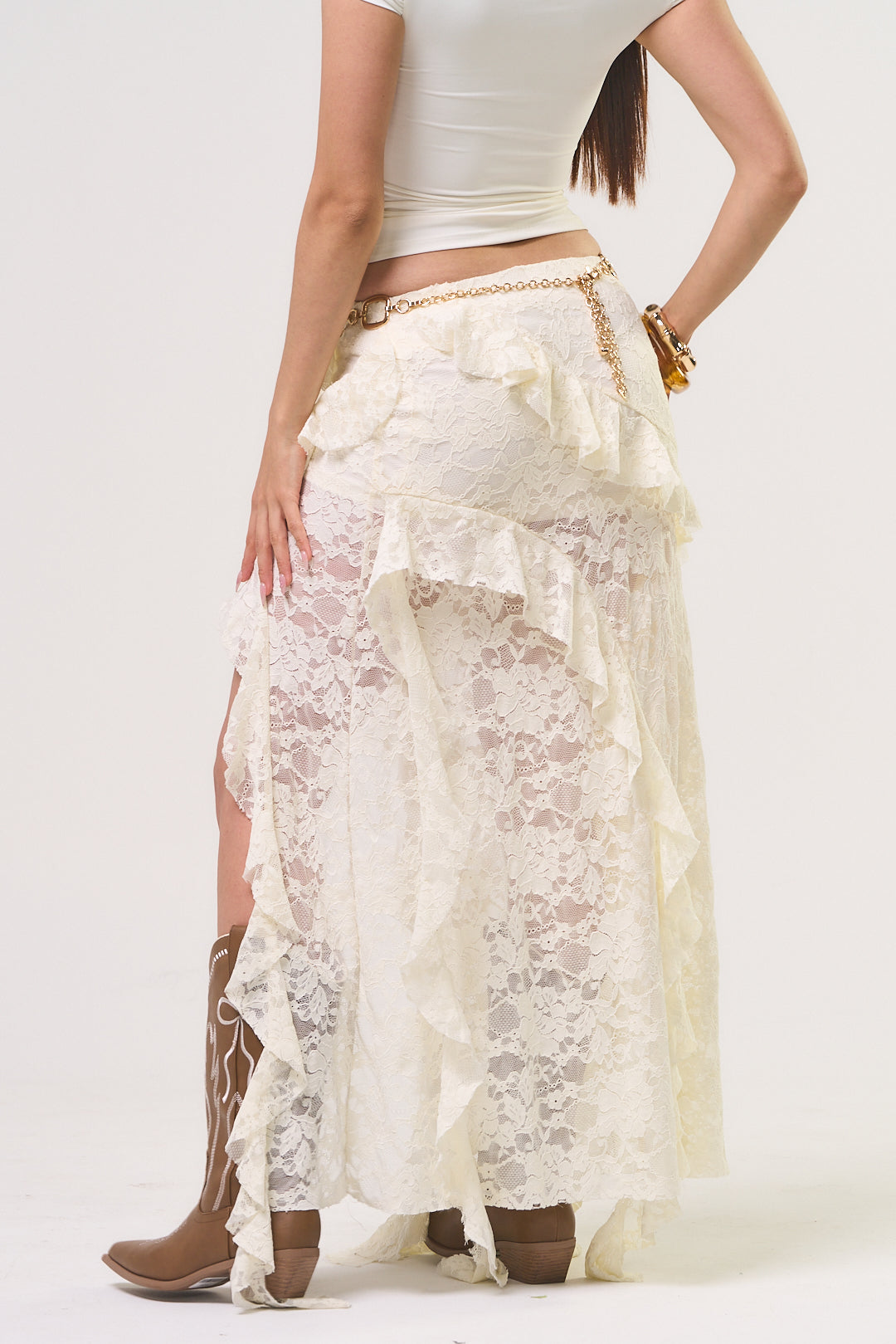 ALEXA BEIGE SKIRT