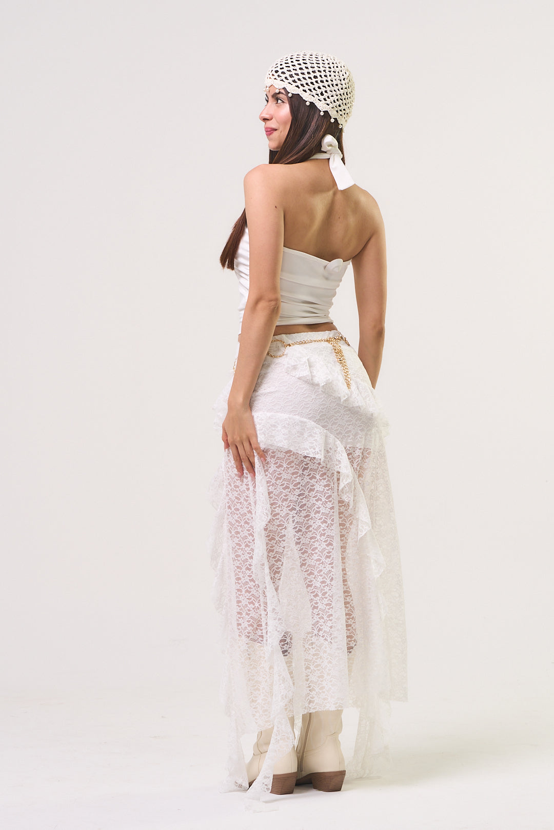 ALEXA WHITE SKIRT
