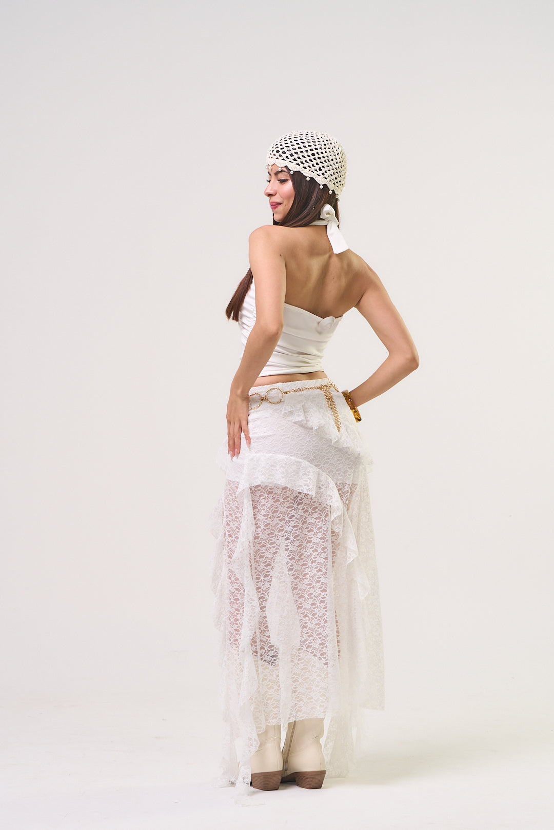 ALEXA WHITE SKIRT