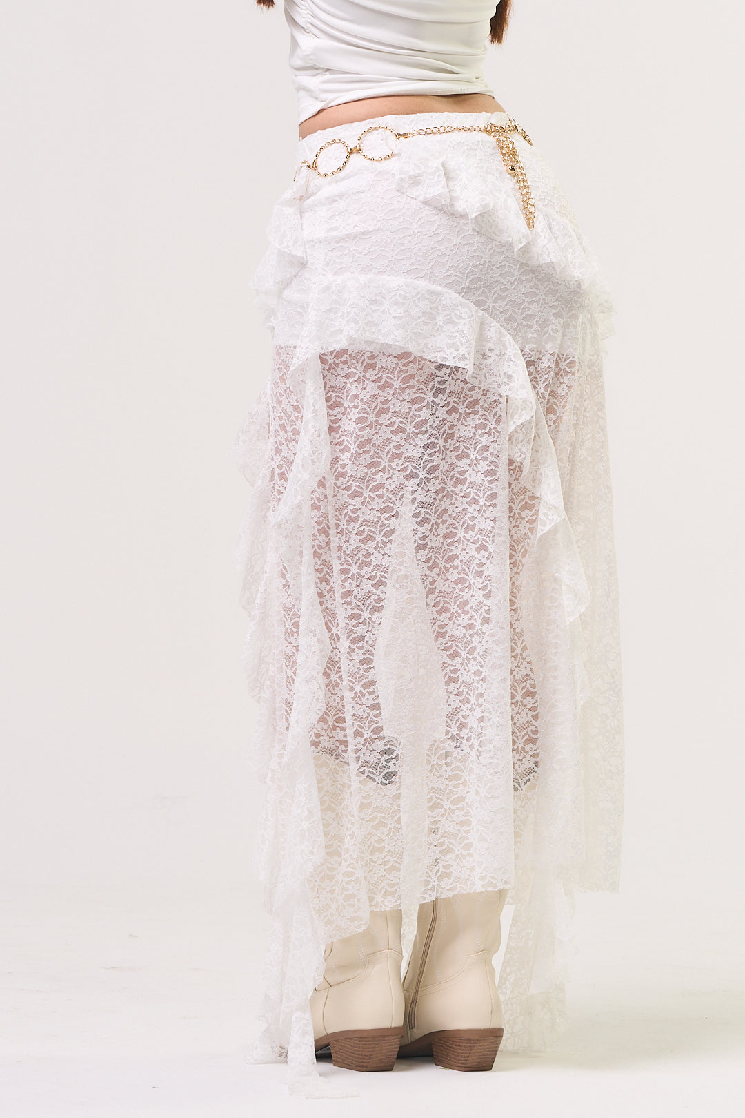 ALEXA WHITE SKIRT