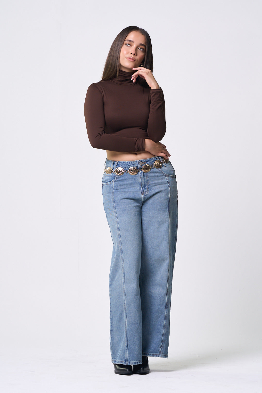 PIXIE BROWN TOP