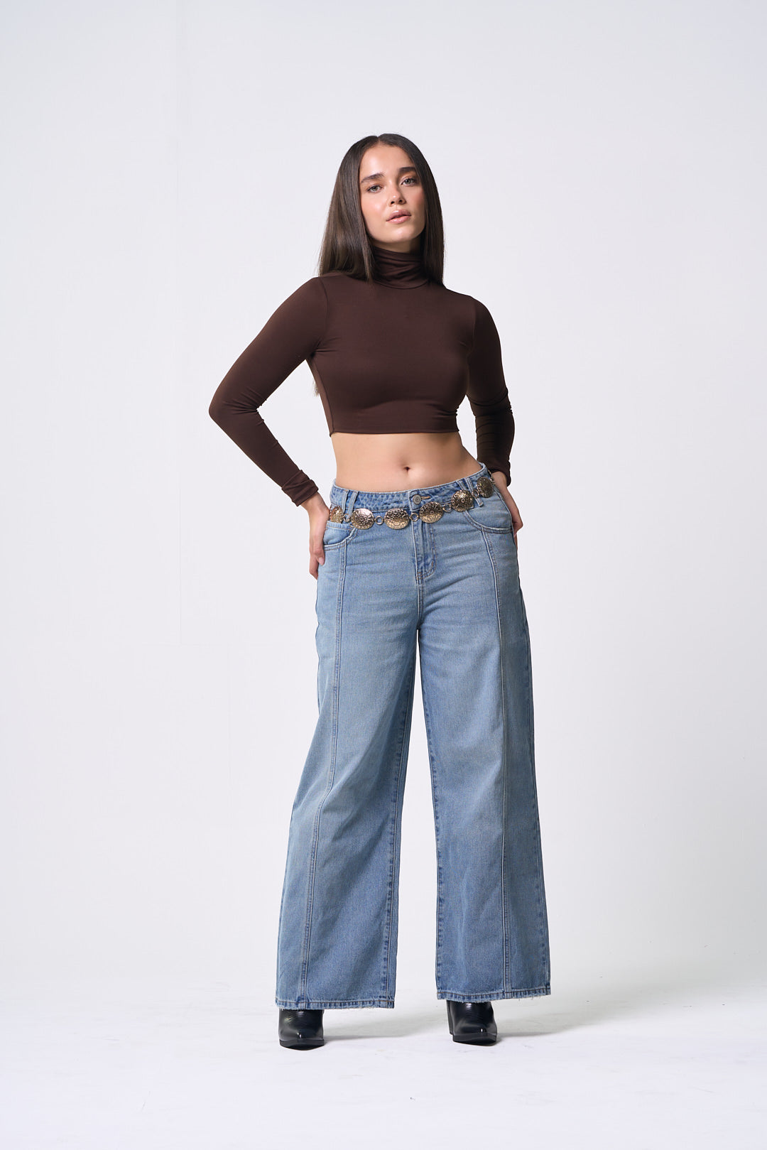 PIXIE BROWN TOP