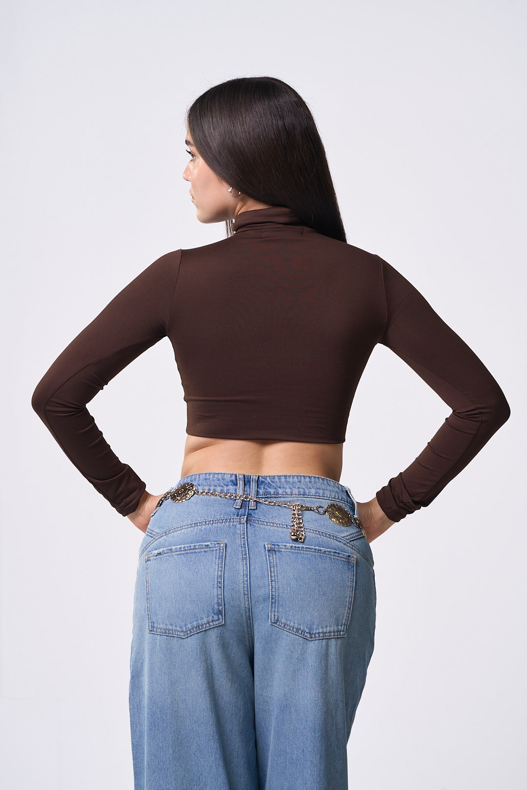 PIXIE BROWN TOP