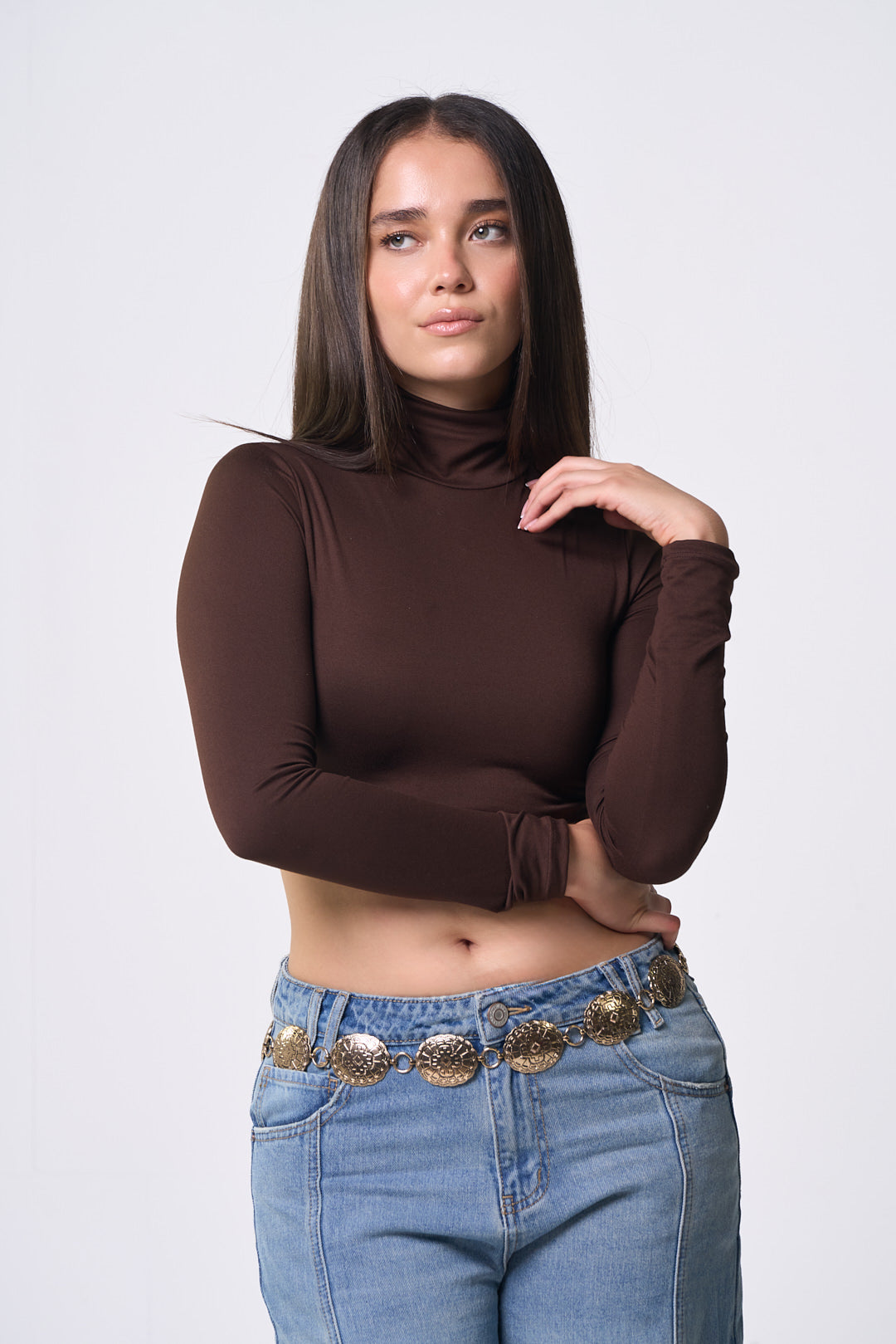 PIXIE BROWN TOP