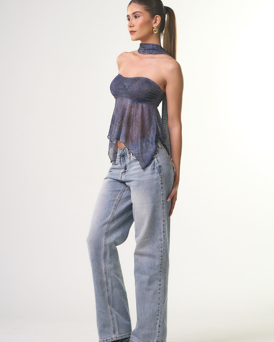 RIBBON JEANS