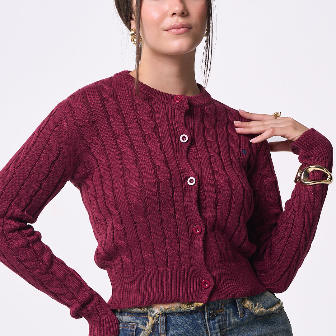 JEYMI RED SWEATER