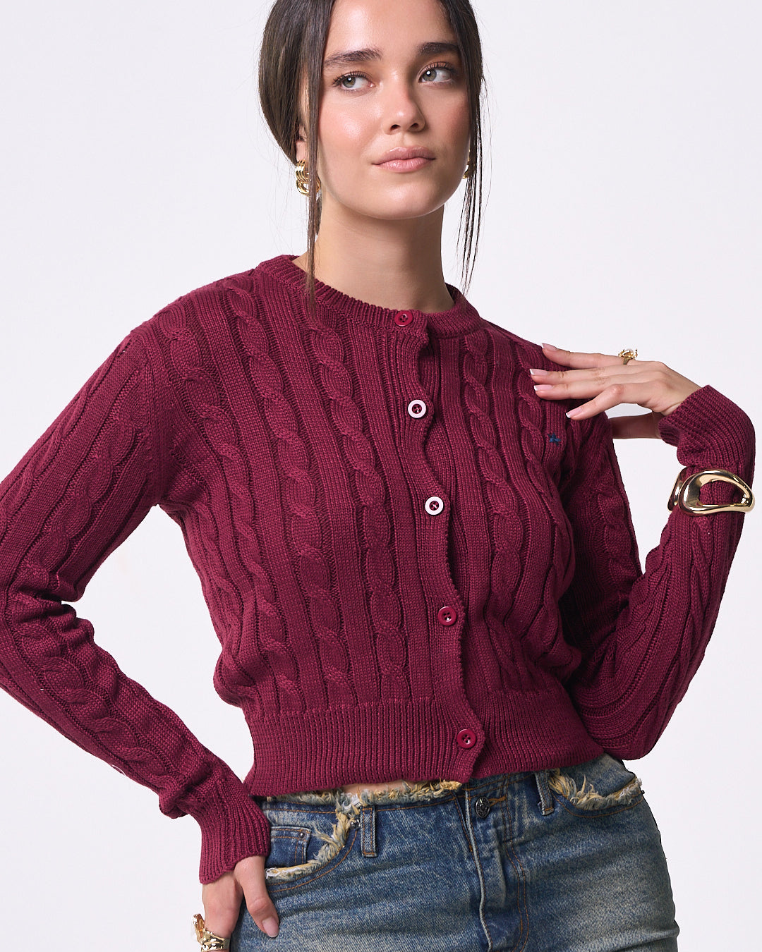 JEYMI RED SWEATER