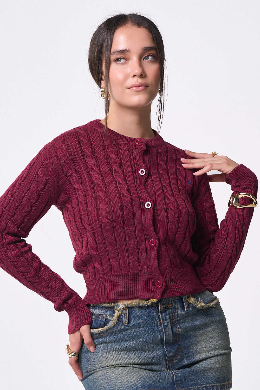 JEYMI RED SWEATER