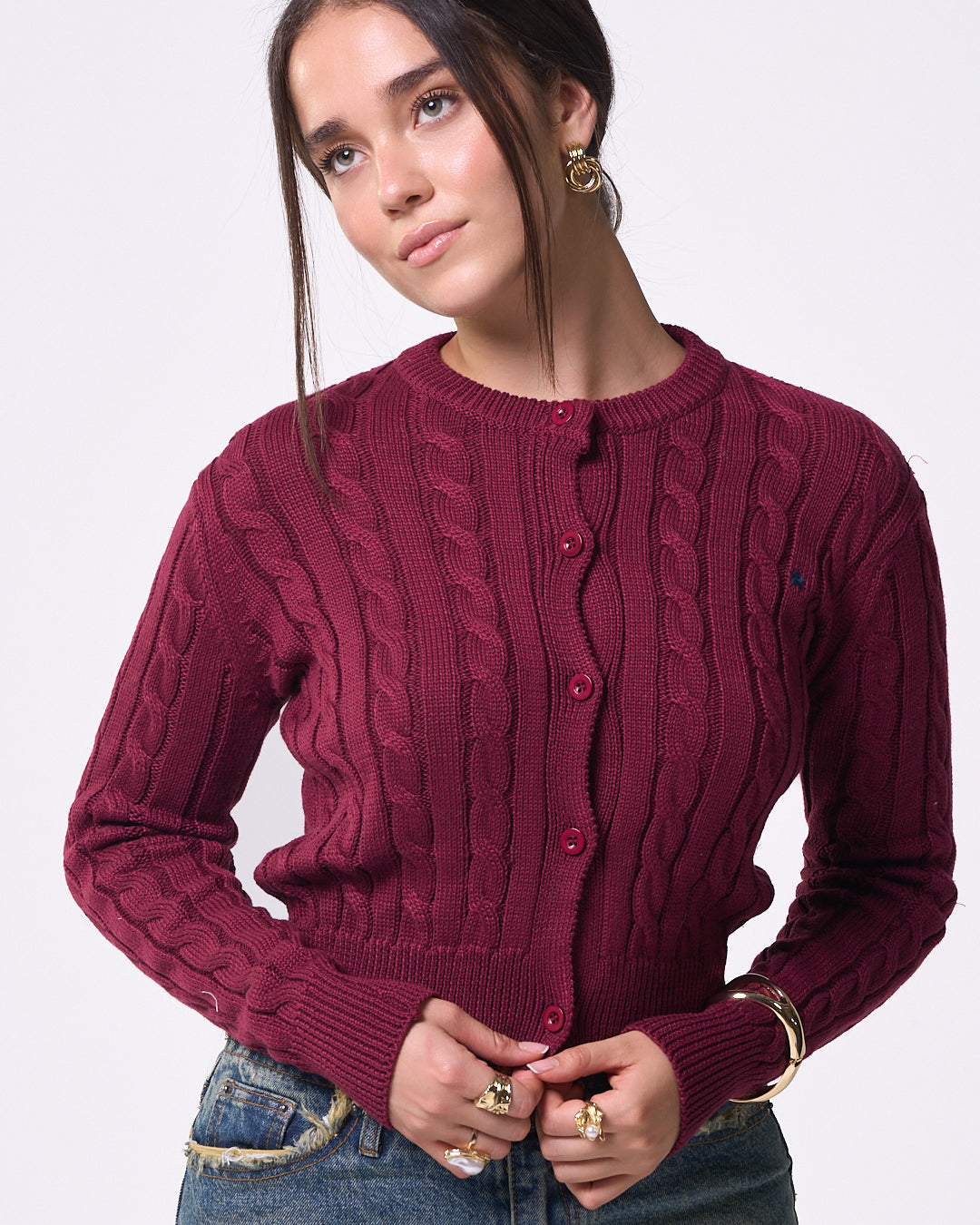JEYMI RED SWEATER