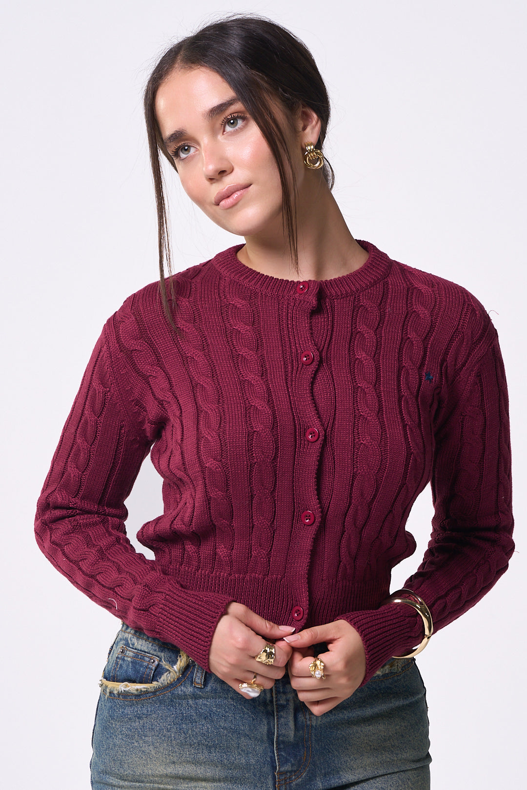 JEYMI RED SWEATER