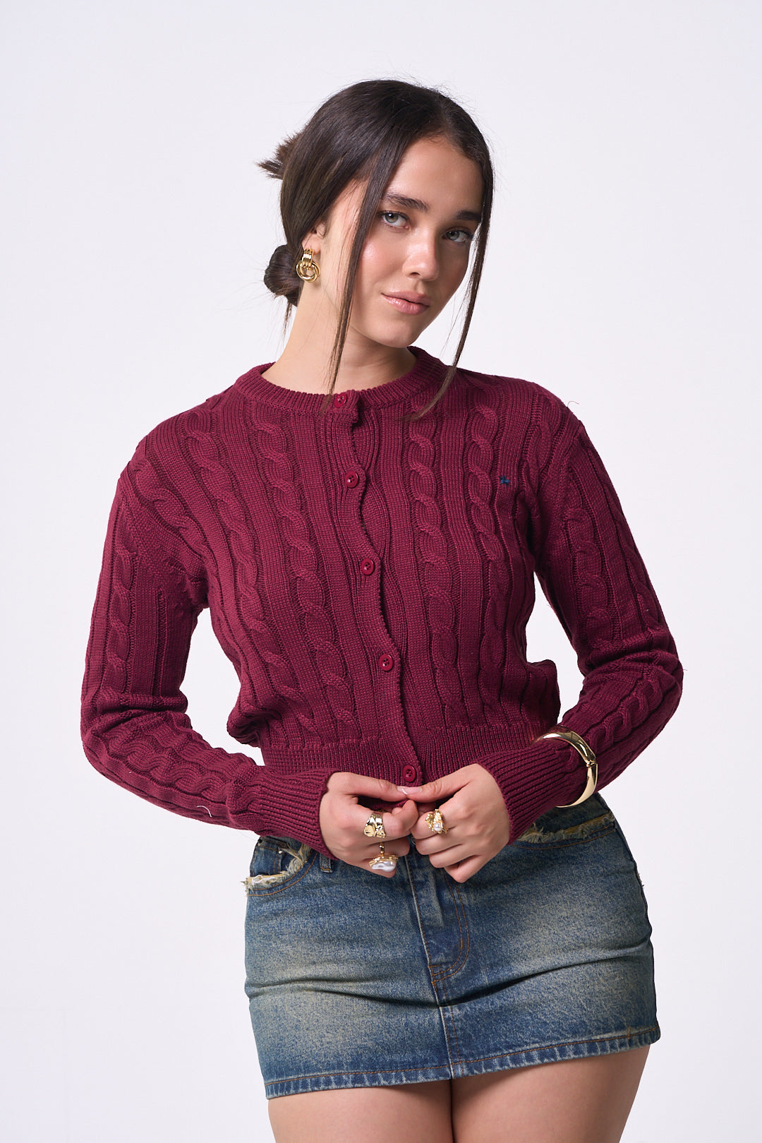 JEYMI RED SWEATER