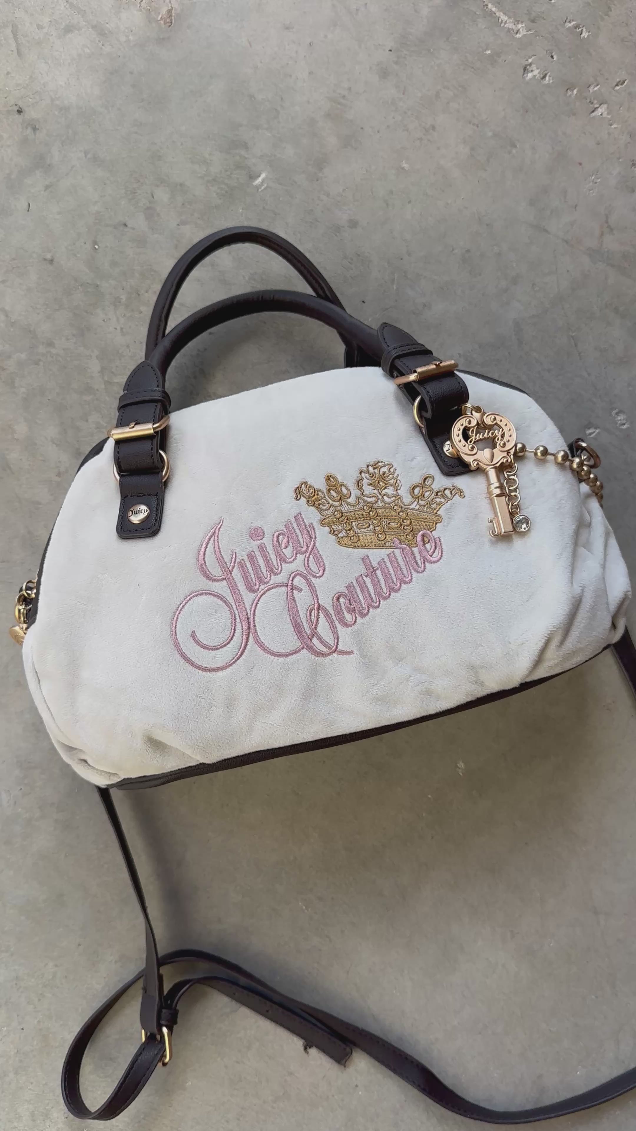 JUICY COUTURE ICONIC SATCHEL BAG